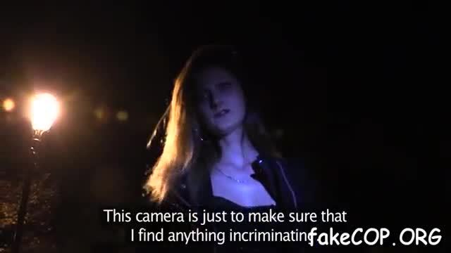 Fake cop's moist cookie gets hammered